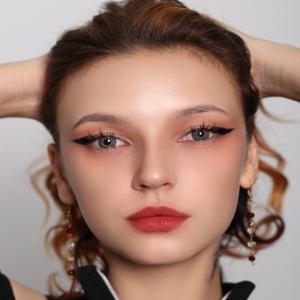 S3-641 TIGER GRAY  0.00 2PS Цветные СЕРЫЕ контактные линзы, для красоты. 2 Линзы.