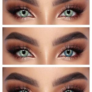 S3-913 BLUE  0.00 Цветные ГОЛУБЫЕ контактные линзы, для красоты. 1 Линза