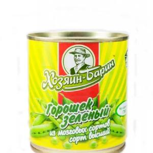 Konservalangan yashil no'xat GOST 34112 yuqori sifatli