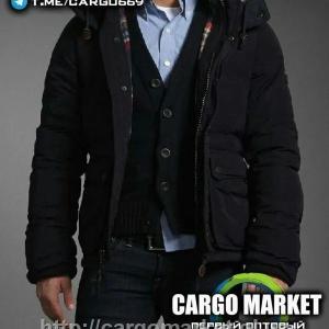 Мужская зимняя куртка пуховик Abercrombie&Fitch New York