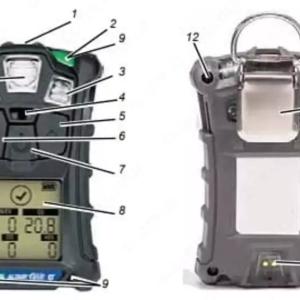 Газоанализатор ALTAIR 4XR O2-CO-H2S-CH4