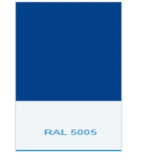 Polyester kukunli bo'yoq T6152085020 OHTEK - 1T1 RAL 5005 (ko'k rang)