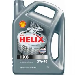 Yog'lar SHELL HELIX HX8 5W40 To'liq sintetik 100% 4L