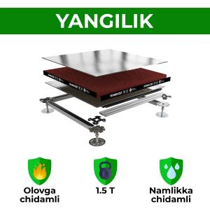 SamAziz Falshpol 25 mm, yong'inga va namlikka chidamli AquaGreen DSP / Uzbekiston