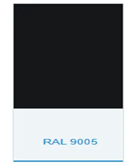 Polyester kukunli bo'yoq DZ70000020 INFRALIT PE 8316-00 RAL-9005 (qora porloq)