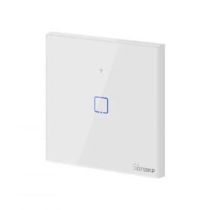 WiFi Switch Sonoff Touch T0 (Yevropa Ittifoqi, 1 ta guruh, oq)