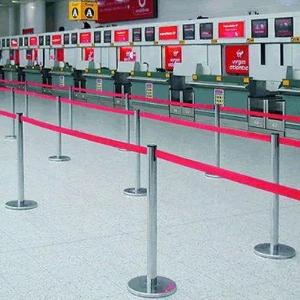 Лента стойка ограждения металлические ( Аэропортные стойки )