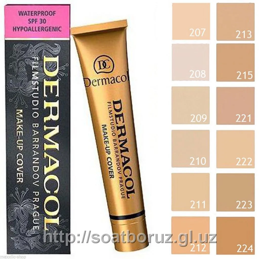 Dermacol Makiyaj uchun qoplama fondi