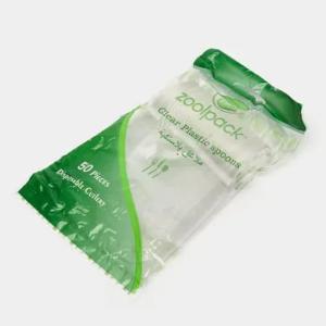 Прозрачная пластиковая ложка Zoolpack (50)