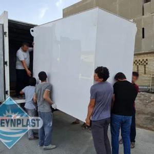 Эко-ёмкость из полипропилена 6м3, тонн прямоугольная для воды, бак