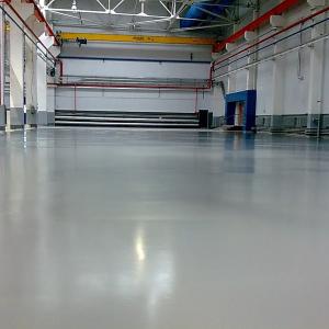 O'z-o'zidan yasalgan pollar, sanoat pollari, polimer qoplamalari