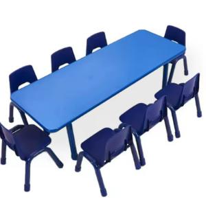 СТОЛ для детей, Прямая поставка с завода, деревянные столы для детского сада и пластиковые стулья, прямоугольный стол для детей и стулья