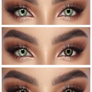 S2-222 BROWN 0.00 2PS Цветные КАРИЕ контактные линзы, для красоты. 2 Линзы.