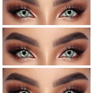 SAMUI GRAY  0.00 2PS  Цветные СЕРЫЕ контактные линзы, для красоты. 2 Линзы.