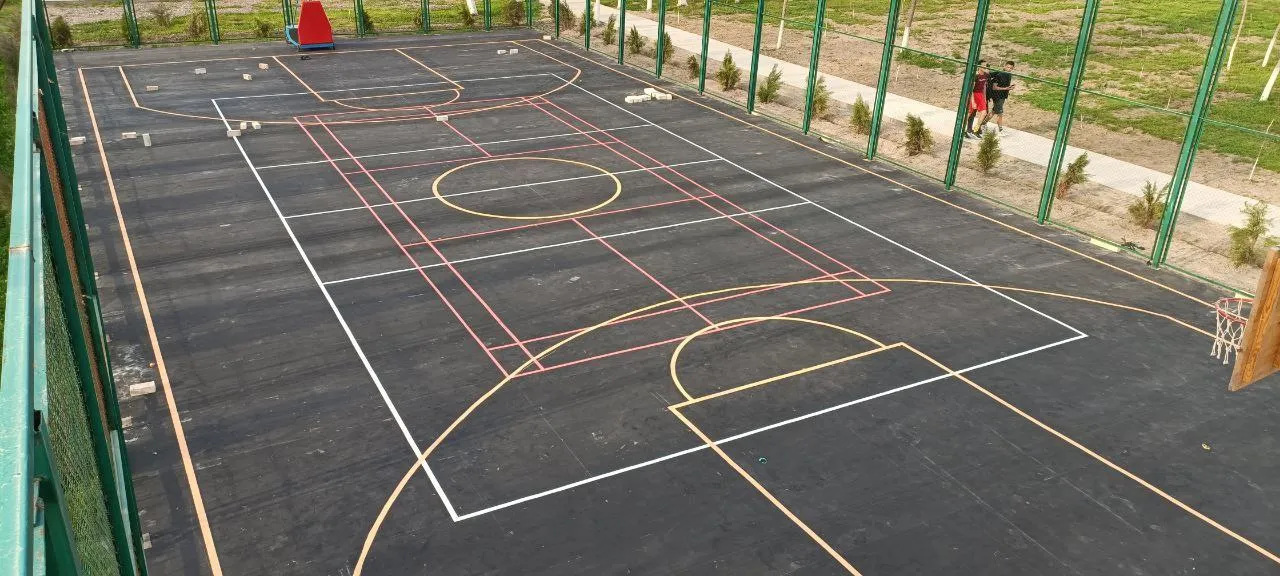 Basketbol maydoni uchun kauchuk qoplama