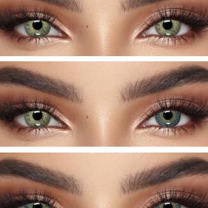 S3-649 TURQUOISE 0.00 2PS Цветные ГОЛУБЫЕ контактные линзы, для красоты. 2 Линзы.