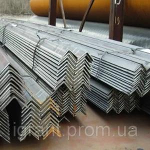 Уголок стальной горячекатаный равнополочный