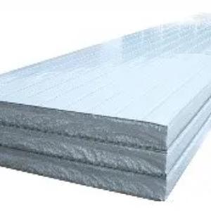 Ko'pikli polistirol plomba bilan devor va uyingizda "Sendvich" panellari, kengligi 50 mm dan 200 mm gacha, metall qalinligi 0,4 dan 0,5 gacha.