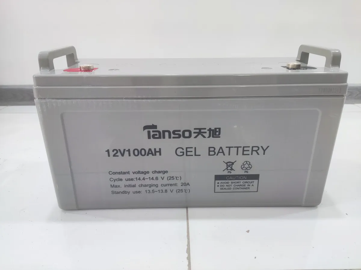 Гелевая аккумуляторная батарея TANSO, 12V 100Ah