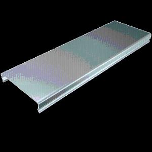 Крышка для металлического лотка 50х15х3000 (толщина 0,7 mm)