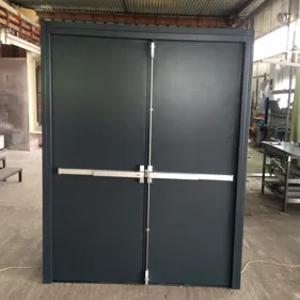 Противопожарные двери, двухстворчатые EI60 и EI30 с ручкой «антипаника»