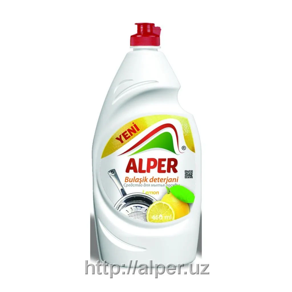 Idish yuvish uchun suyuqlik "Alper Limon" 460 ml