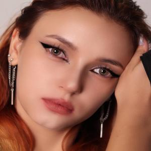JENNIE BROWN  0.00 Цветные КАРИЕ контактные линзы, для красоты. 1 Линза