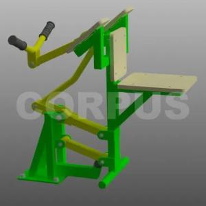 Ochiq mashq mashinasi "Biceps" kodi 3014