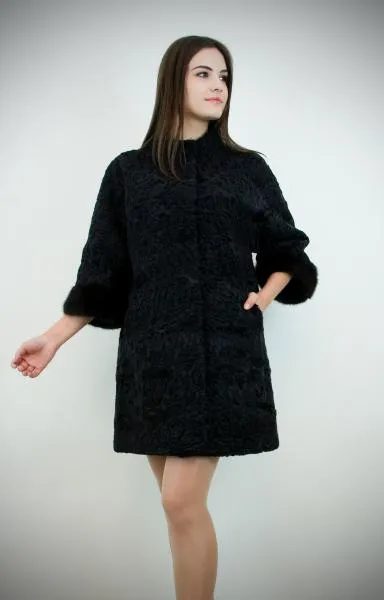 Шуба из каракуля "МЕЛИНА"