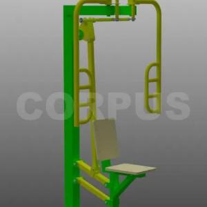 Уличный тренажер «Бабочка» Код 3013