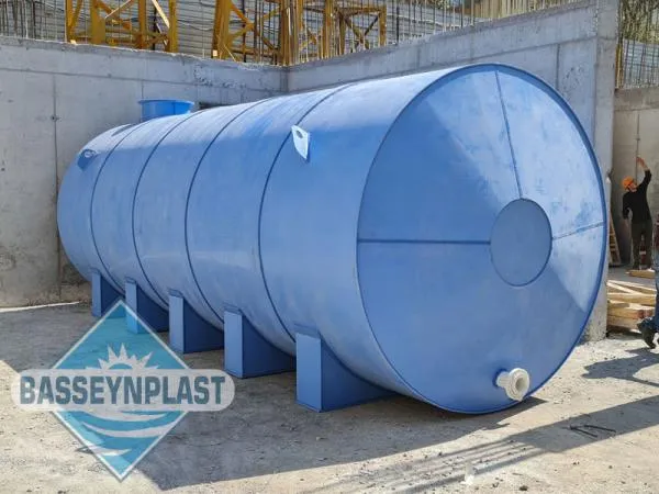 Эко-ёмкость для воды горизонтальная 30м3, 30 тонн пластиковая