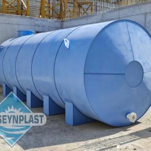 Ichimlik suv uchun gorizontal shaklda 30m3 polipropilen eko-sig'im, bak, rezervuar
