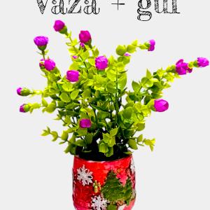 органайз ваза  гул билан 