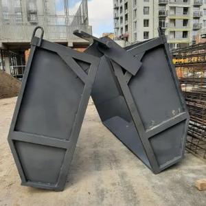 Qurilish chiqindilari va konteynerlar uchun Tara chelakli bunker