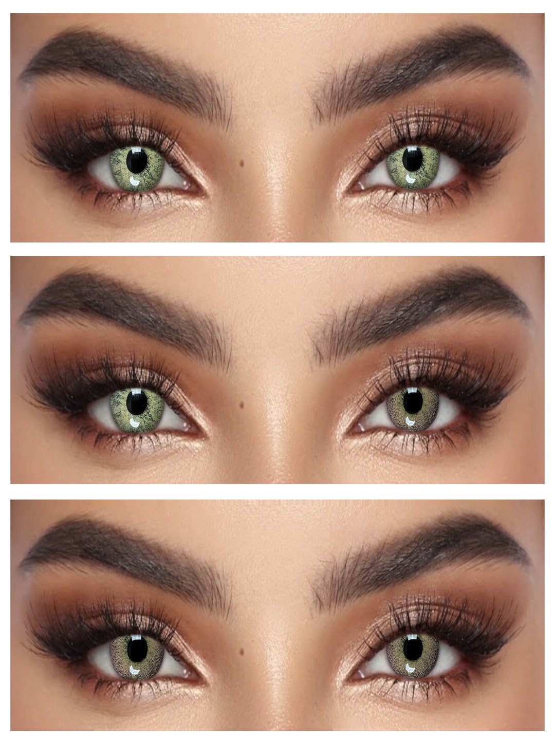 MIRAGE 0.00  Цветные КАРИЕ контактные линзы, для красоты. 1 Линза