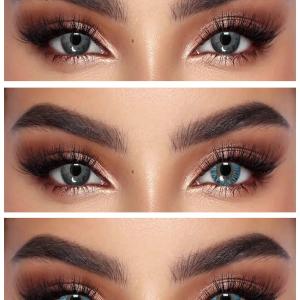 S3-671 TOPAZ BLUE  0.00  Цветные ГОЛУБЫЕ контактные линзы, для красоты. 1 Линза