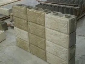 Dekorativ shlakli blok