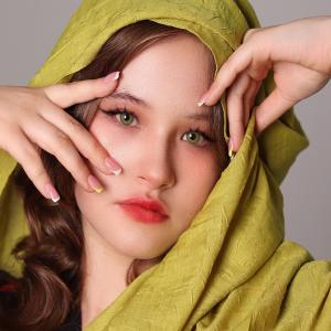 BUTTER CUP GREEN  0.00 Цветные ЗЕЛЕНЫЕ контактные линзы, для красоты. 1 Линза