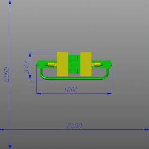 Уличный тренажер «Шагоход» Код 3007