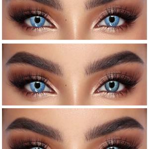 S2-221 GRAY  0.00 2PS Цветные СЕРЫЕ контактные линзы, для красоты. 2 Линзы.
