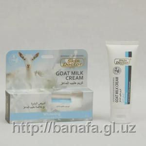 Echki suti ekstrakti bilan oqartiruvchi krem