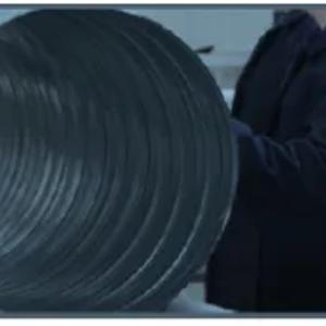 Galvanizli po'latdan yasalgan spiral o'ralgan havo kanallari