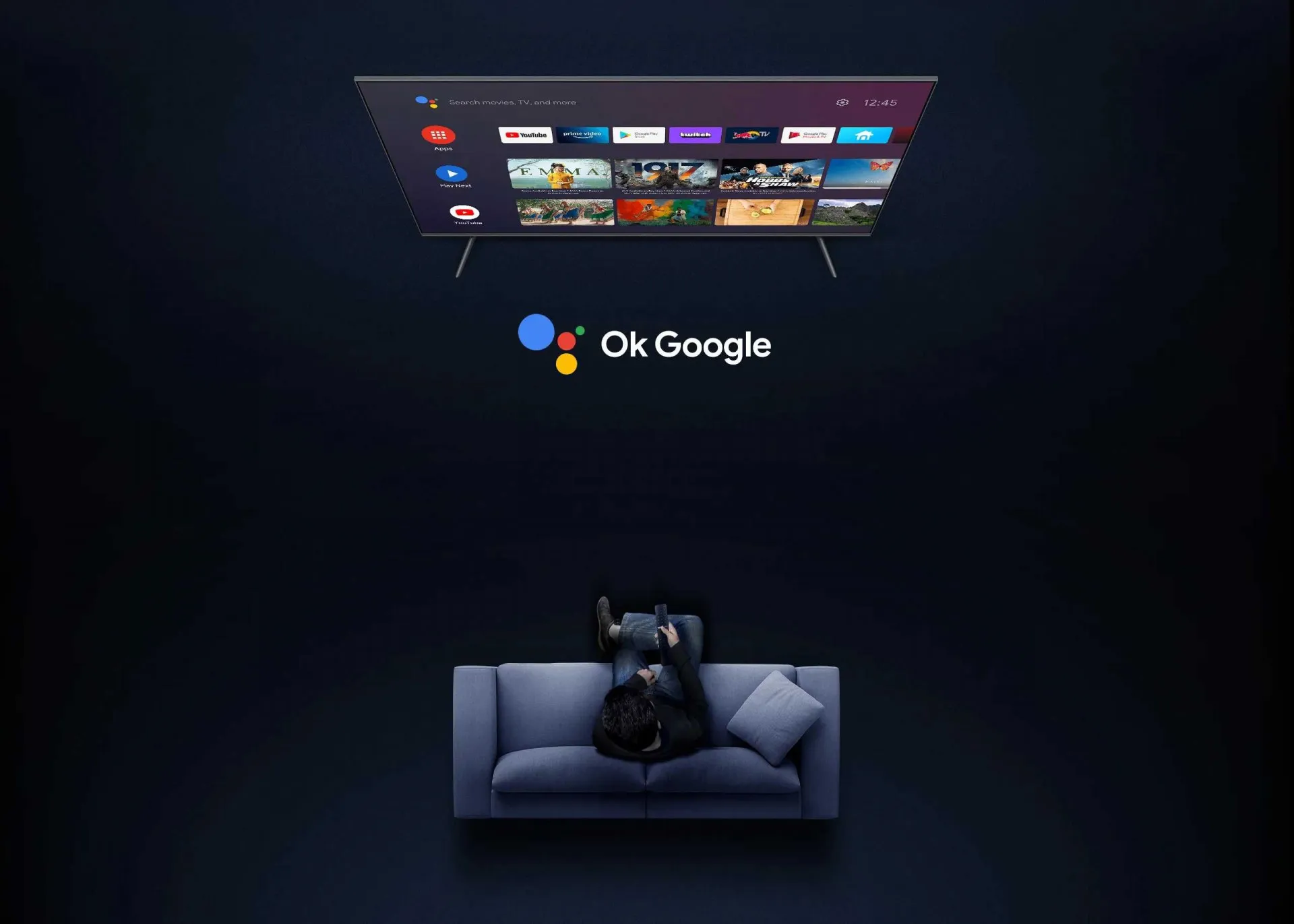 Xiaomi 55 dyuymli HD QLED Android televizori