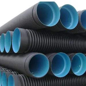 Двухслойные гофрированные трубы канализационные