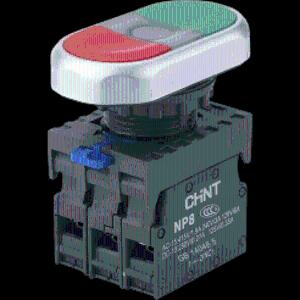 Кнопка NP8-11S  Пуск-Стоп 220V(овальная)