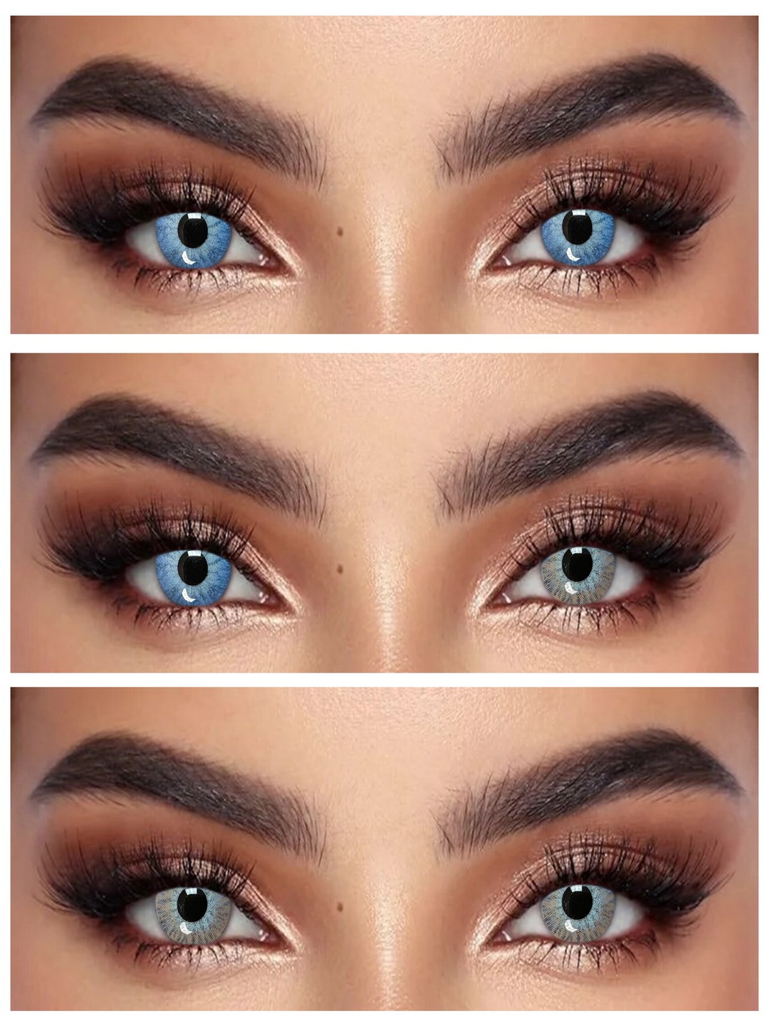 S1-307 HAZEL 0.00 Цветные КАРИЕ контактные линзы, для красоты. 1 Линза