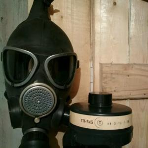 Kimyoviy himoya filtrli respirator