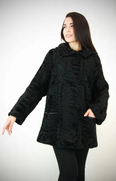 Шуба из каракуля "ИЛОНА"