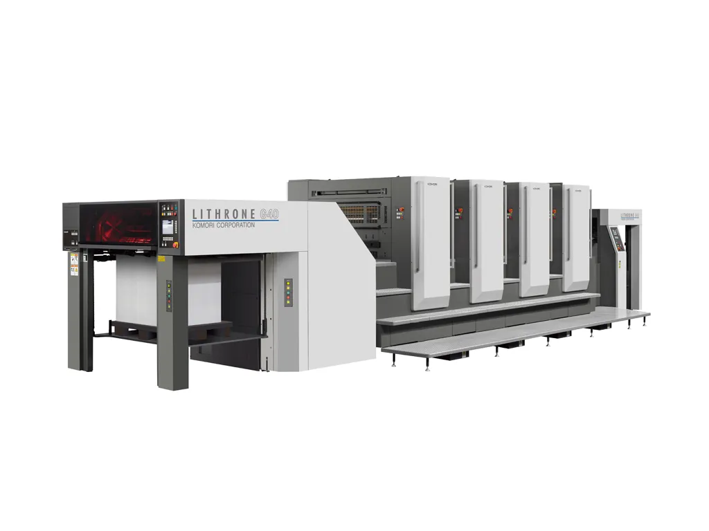 B1 formatli varaqli ofset bosma mashinasi Komori LITHRONE G40