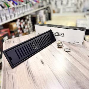 Трап SUS 304 black, 10х40 см